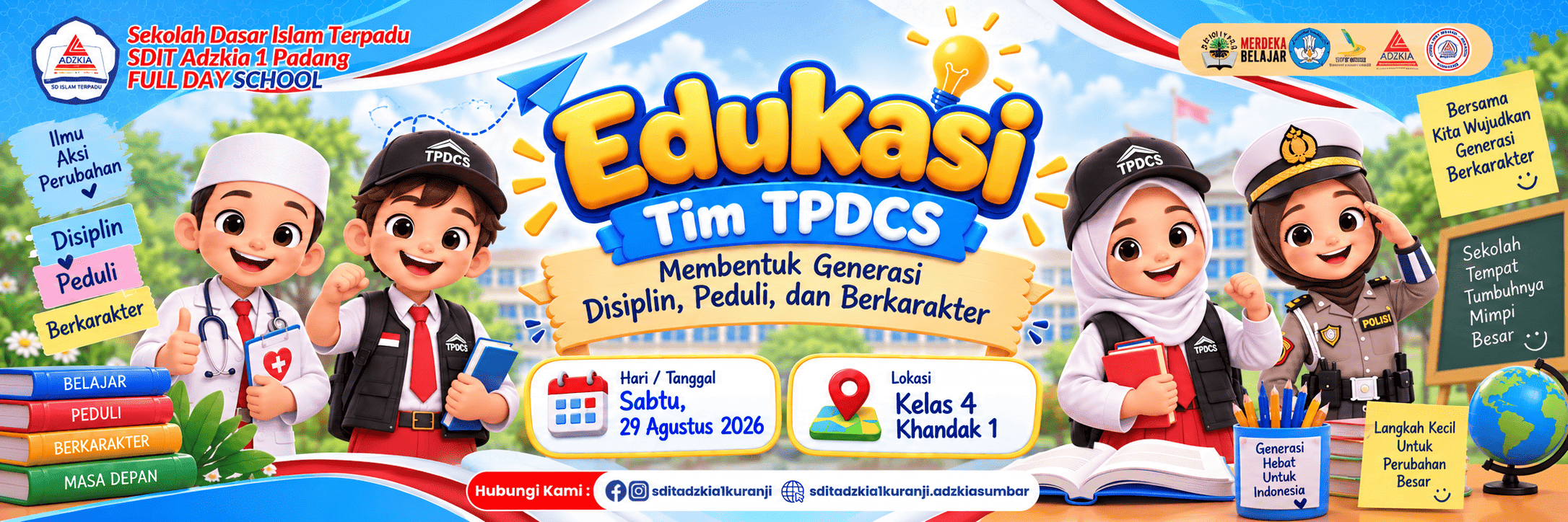 Edukasi Tim TPDCS : Membentuk Generasi Disiplin, Peduli dan Berkarakter